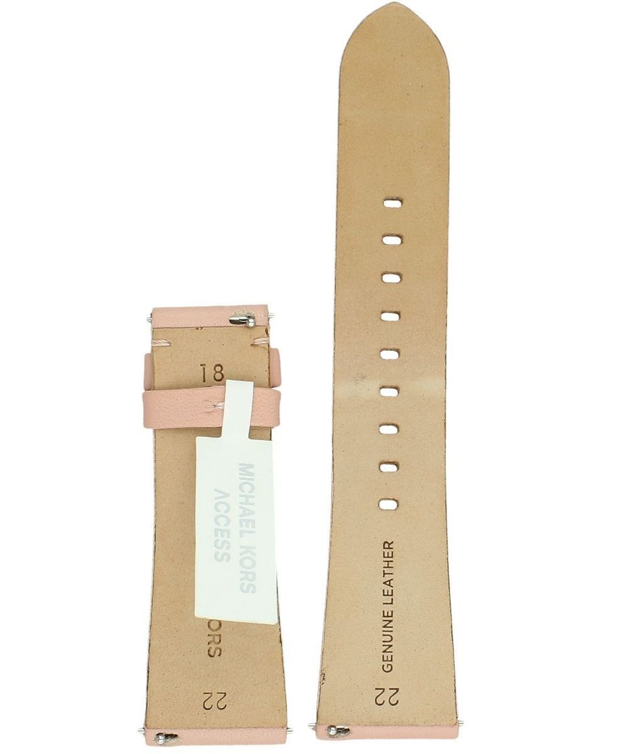 Pasek Michael Kors Blush MKT9016 – pasek do zegarka 22 mm pudrowy róż Outlet.jpg